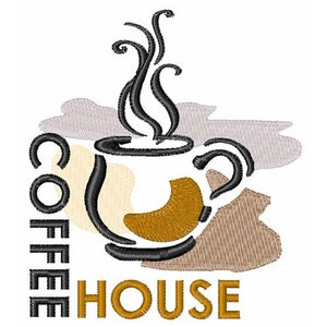 Coffee House - Machine Embroidery Design