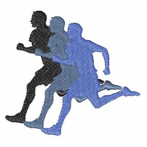 Fake Runner Design Male Runner - Machine Embroidery Design - Etsy
