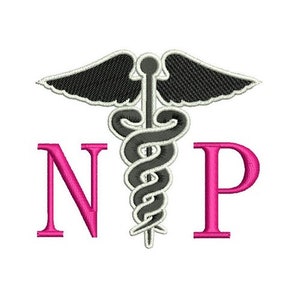 Nurse Practitioner - Machine Embroidery Design