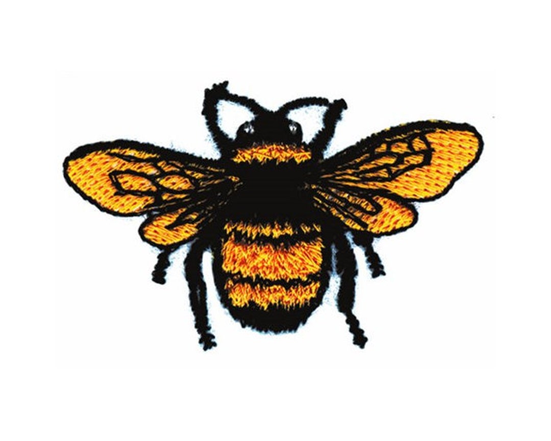 Bumblebee Machine Embroidery Design Etsy