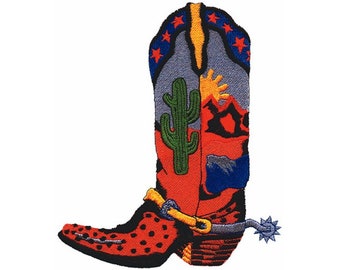 Cowboy Boot - Machine Embroidery Design