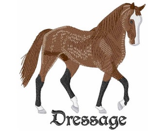 Dressage Horse - Machine Embroidery Design