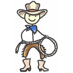 Cowboy - Machine Embroidery Design
