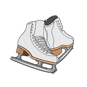 Ice Skates - Machine Embroidery Design