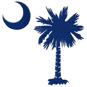 Palmetto Baum - Stickdatei für die Stickmaschine