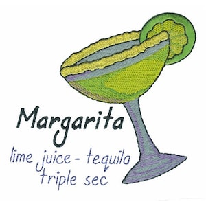 Margarita - Machine Embroidery Design
