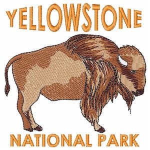 Yellowstone National Park - Machine Embroidery Design