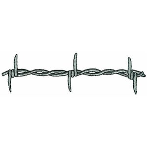 Barbed Wire - Machine Embroidery Design