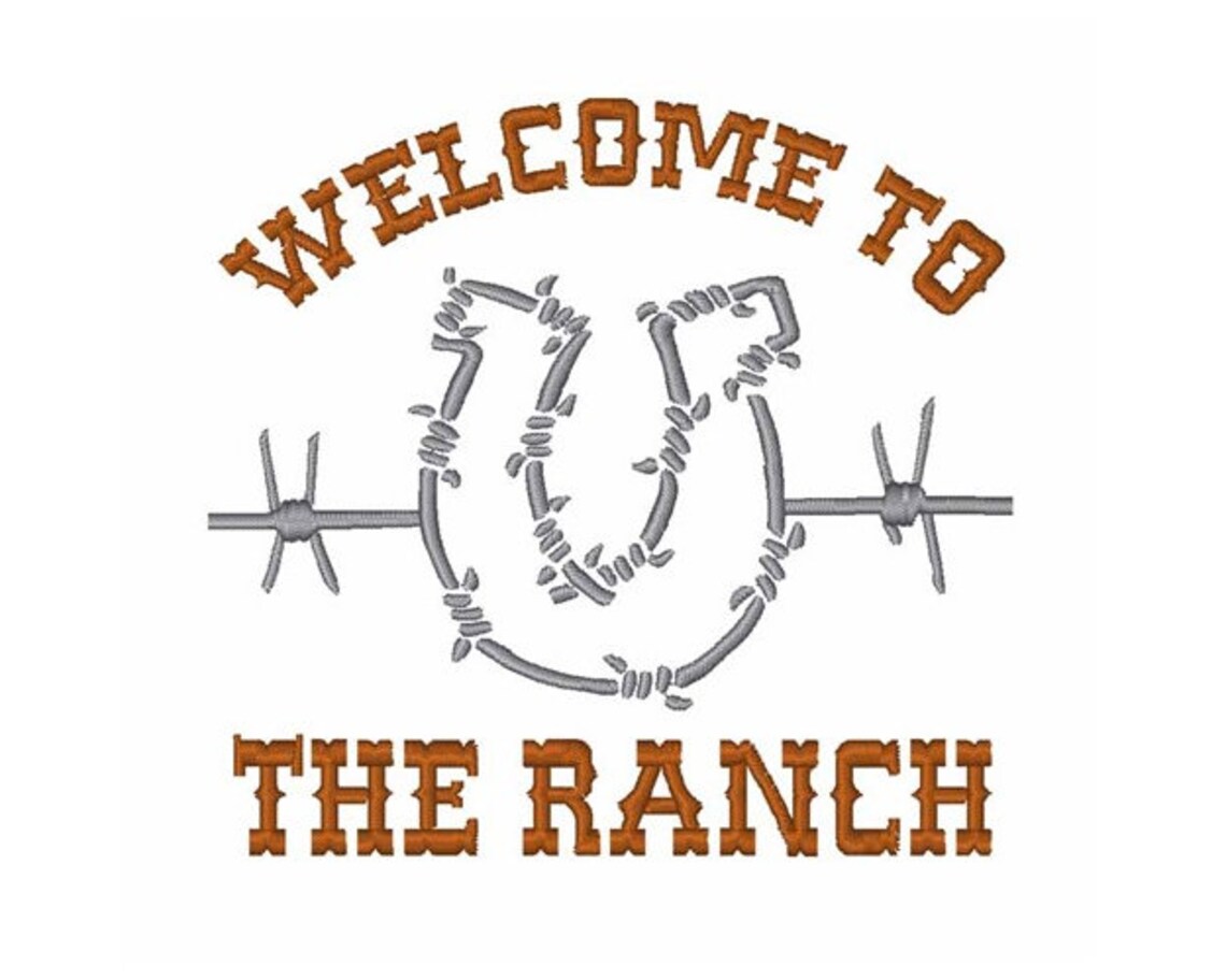 Embroidery Design Ranch Sorting Welcome to the Ranch - Machine Embroidery Design - Etsy