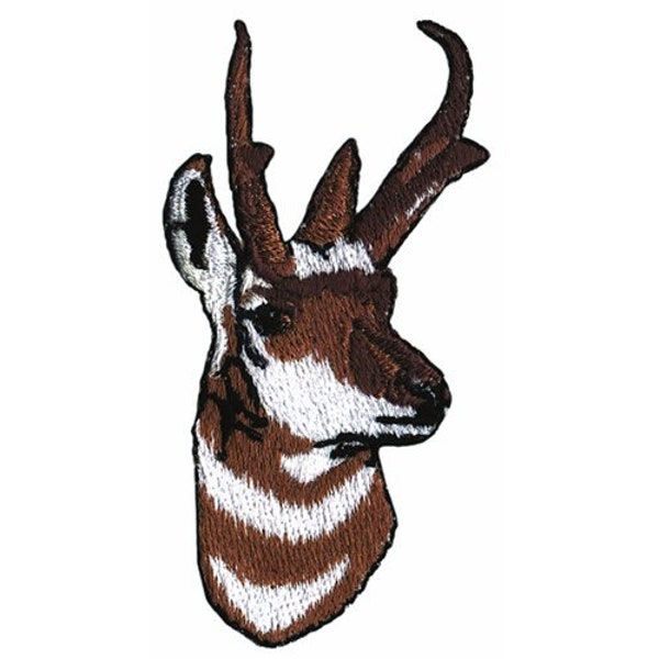 Antelope Head - Machine Embroidery Design
