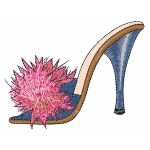 High Heel Shoe - Machine Embroidery Design