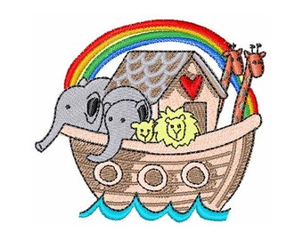 Noahs Ark - Machine Embroidery Design