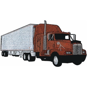 Tractor & Trailer - Machine Embroidery Design