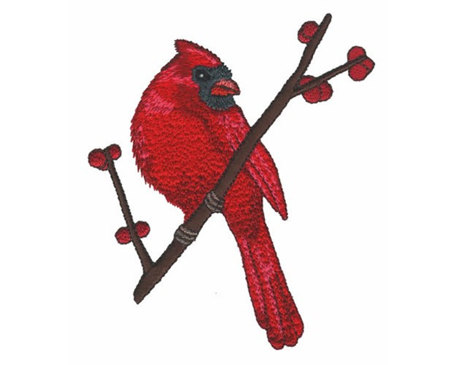 Cardinal Machine Design Cardinal - Machine Embroidery Design - Etsy