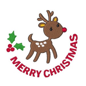 Merry Christmas - Machine Embroidery Design