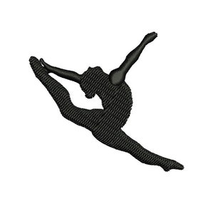 Gymnast Or Dancer - Machine Embroidery Design
