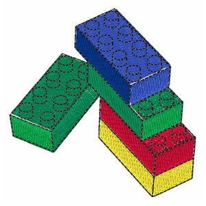 Building Blocks - Machine Embroidery Design