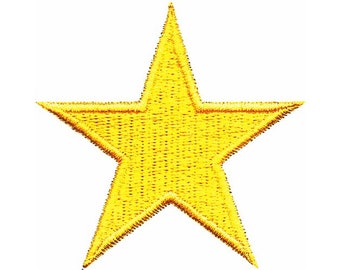 2.25 Star - Machine Embroidery Design