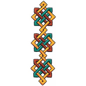 Celtic Chain Border - Machine Embroidery Design