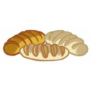 Loaves Of Bread - Machine Embroidery Design