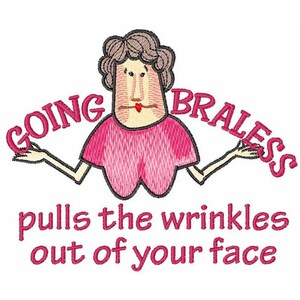 Going Braless - Machine Embroidery Design
