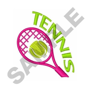 Tennis - Machine Embroidery Design