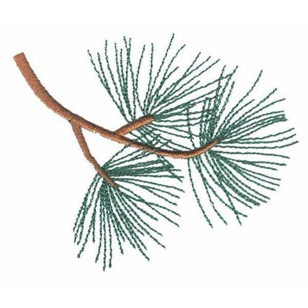 Pine Branch - Machine Embroidery Design