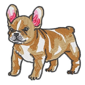 French Bulldog - Machine Embroidery Design
