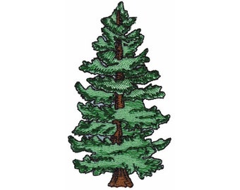 Pine Tree Machine Embroidery Design - Etsy