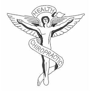 Chiropractic Logo - Machine Embroidery Design