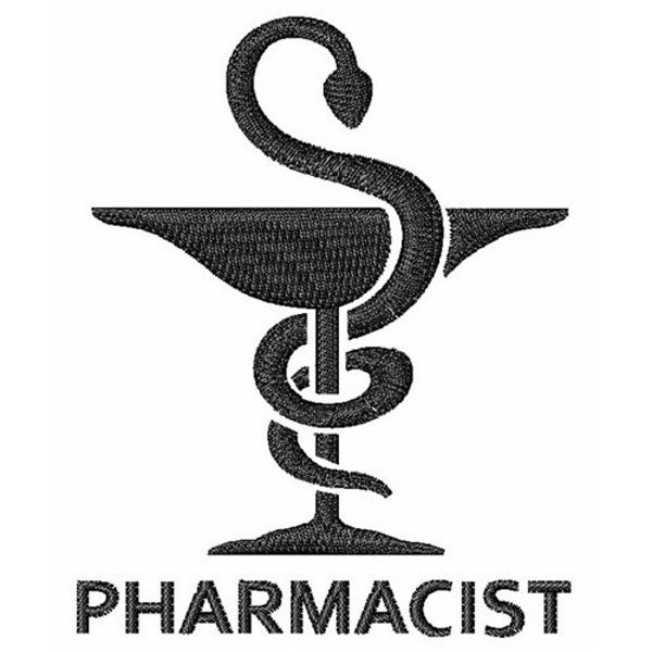 Pharmacist - Machine Embroidery Design