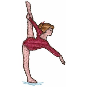 Gymnast - Machine Embroidery Design