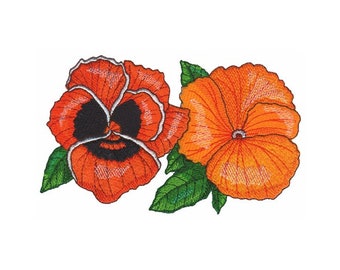 Pansies - Machine Embroidery Design