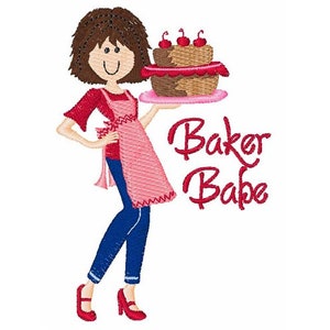 Baker Babe - Machine Embroidery Design