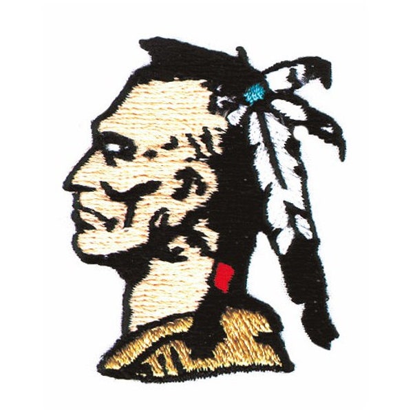 Mohawk Indian - Machine Embroidery Design