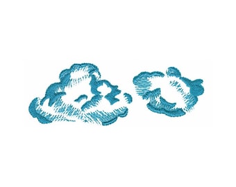 Clouds - Machine Embroidery Design