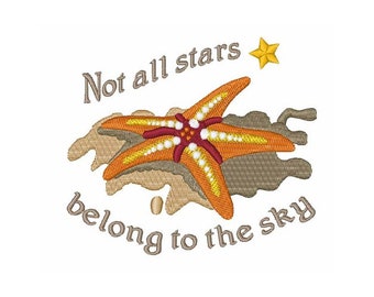 Not All Stars Belong - Machine Embroidery Design