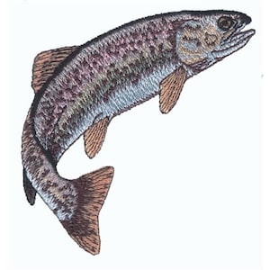 Rainbow Trout - Machine Embroidery Design