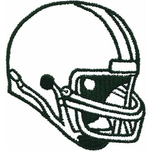 Football Helmet Embroidered Tee main image 0