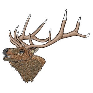 Elk Head - Machine Embroidery Design