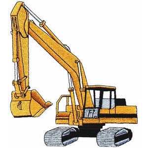 Excavator - Machine Embroidery Design