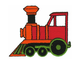 Treno - Disegno per ricamo a macchina
