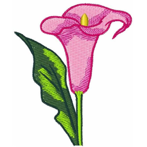 Calla Lily Flower - Machine Embroidery Design