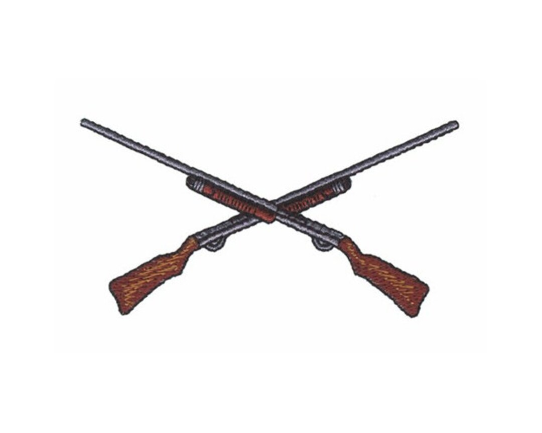 Rifles Machine Embroidery Design Etsy