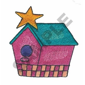 Bird House - Machine Embroidery Design