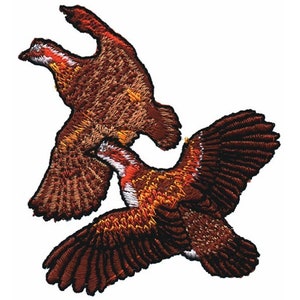 Quails In Flight - Machine Embroidery Design