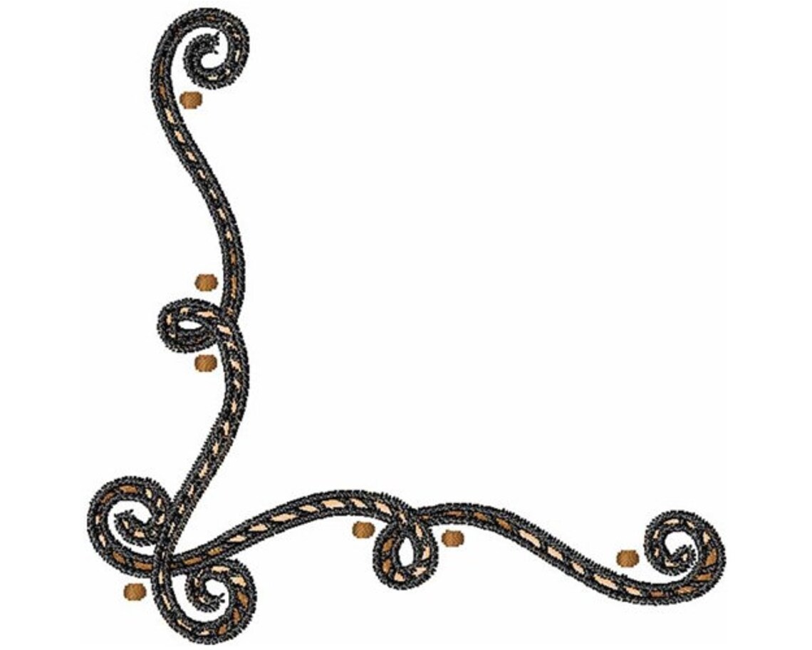 Machine Embroidery Rope Frame Rope Corner Machine Embroidery Design - Etsy