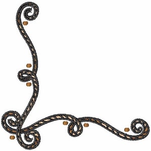 Rope Corner - Machine Embroidery Design