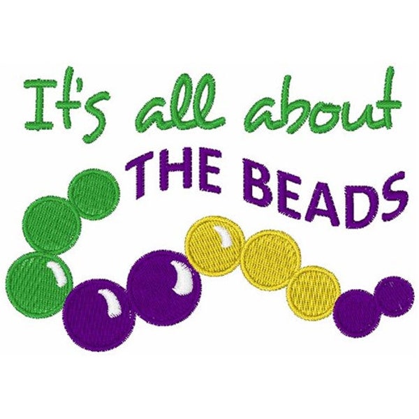 Its All About The Beads - Machine Embroidery Design