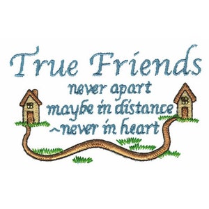 True Friends - Maschinenstickdatei